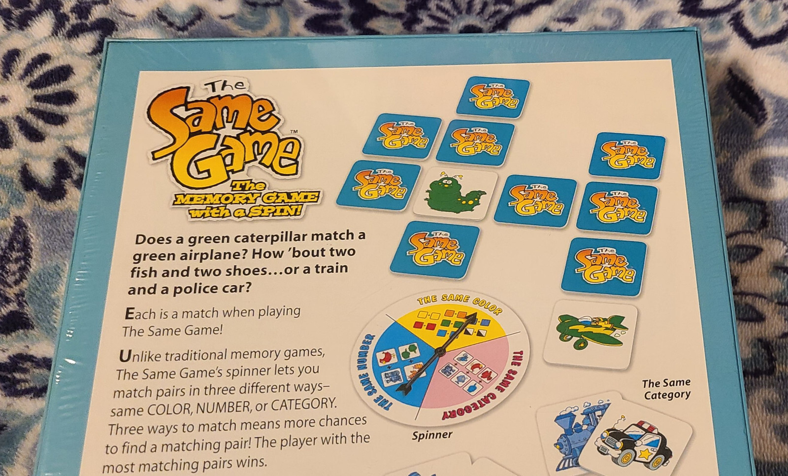 The Same Game The Memory Game With A Spin! From Binary Arts 2002 New 5 Years+++