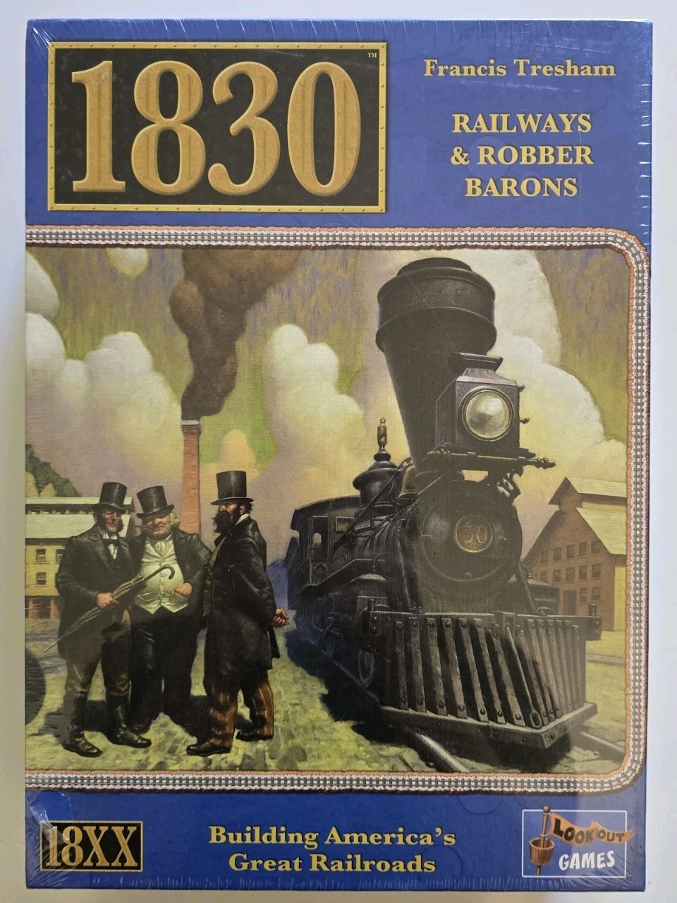 1830 (Revised 2022 Edition) Game of Railways and Robber Barons LOG0543