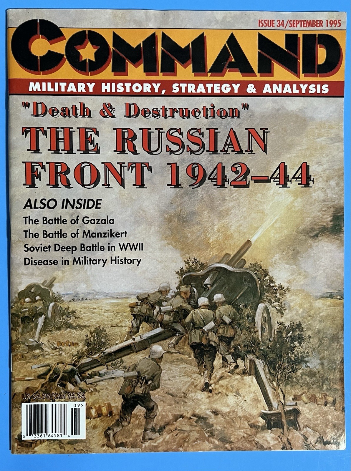 XTR Command Mag #34 w/Death & Destruction and Rommel at Gazala games. NEW, UP
