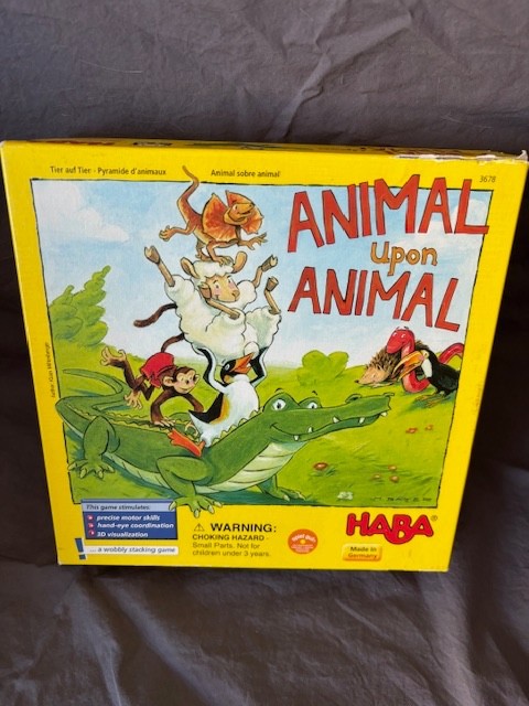 HABA Animal Upon Animal – Classic Wooden Stacking Game Ages 3+ -Complete