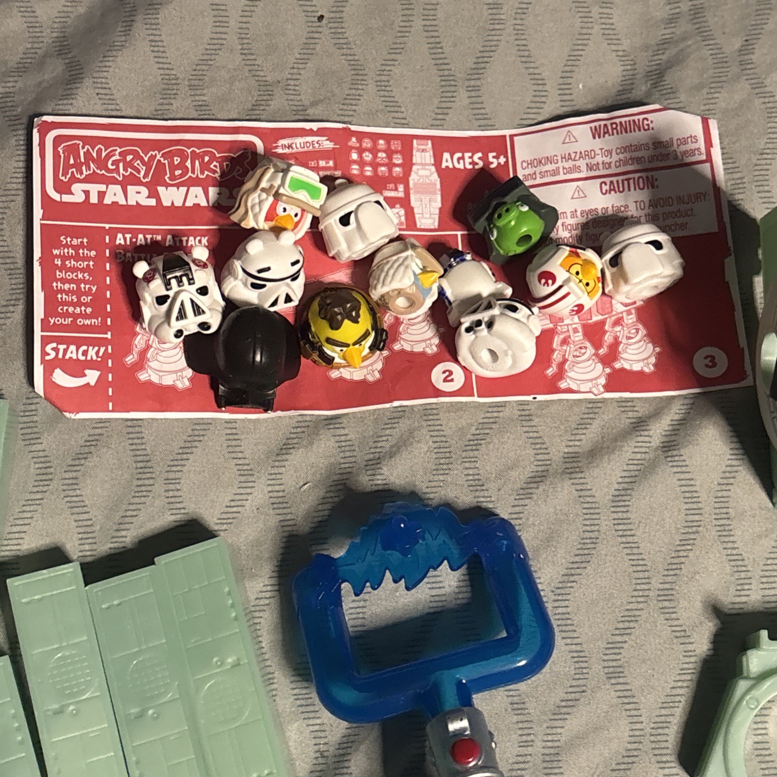 ANGRY BIRDS STAR WARS AT-AT ATTACK BATTLE GAME COMPLETE SET 2012