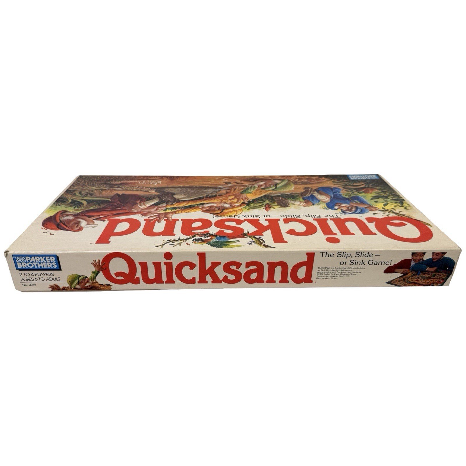 Quicksand Board Game 1989 Parker Brothers “Slip, Slide or Sink!” Incomplete