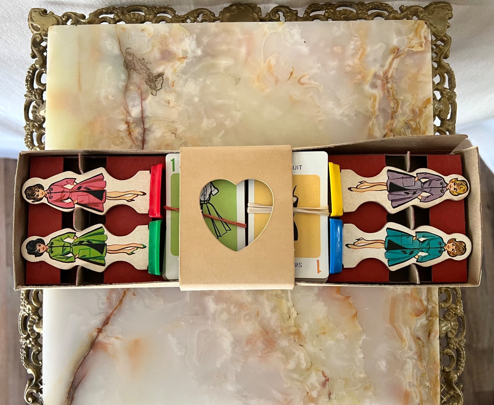 Vintage 1965 Mystery Date Game By Milton Bradley Complete Unused Cards W/Box