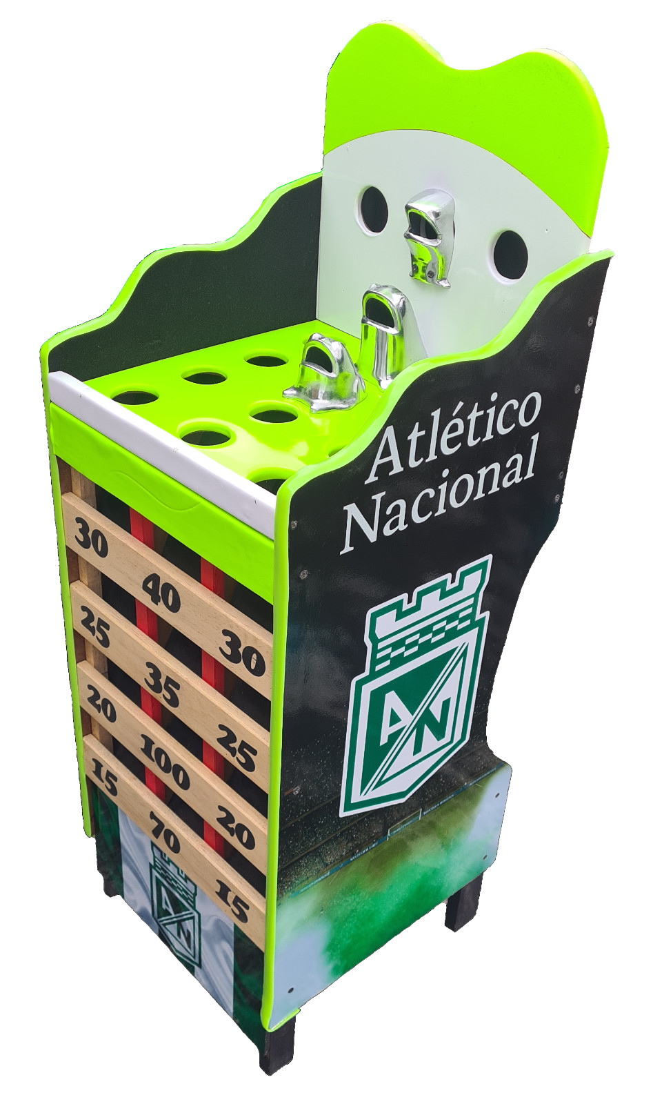 Juego de Sapo Rana Desarmable Nacional Con Argollas y Tablero de Puntuación