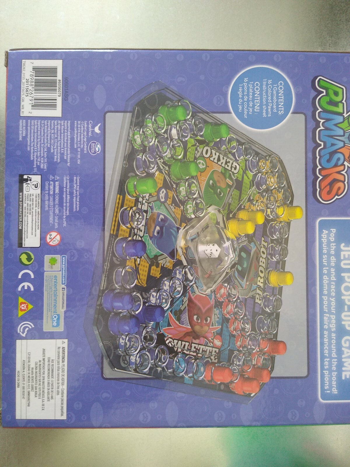 PJ Masks Pop Up Board Game Mulryplayer Age 5 And Up
