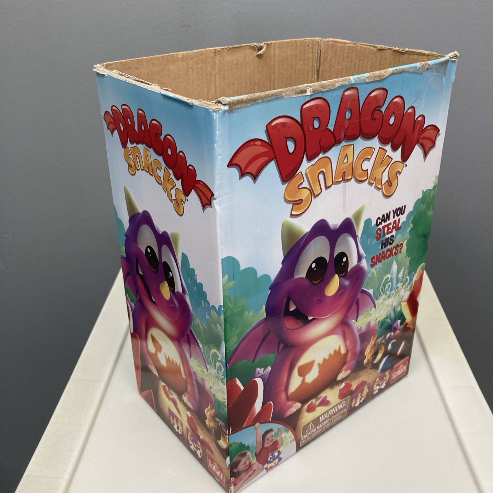 Dragon Snacks Game Goliath Kids Electronic Magical Purple COMPLETE 2-4 Players