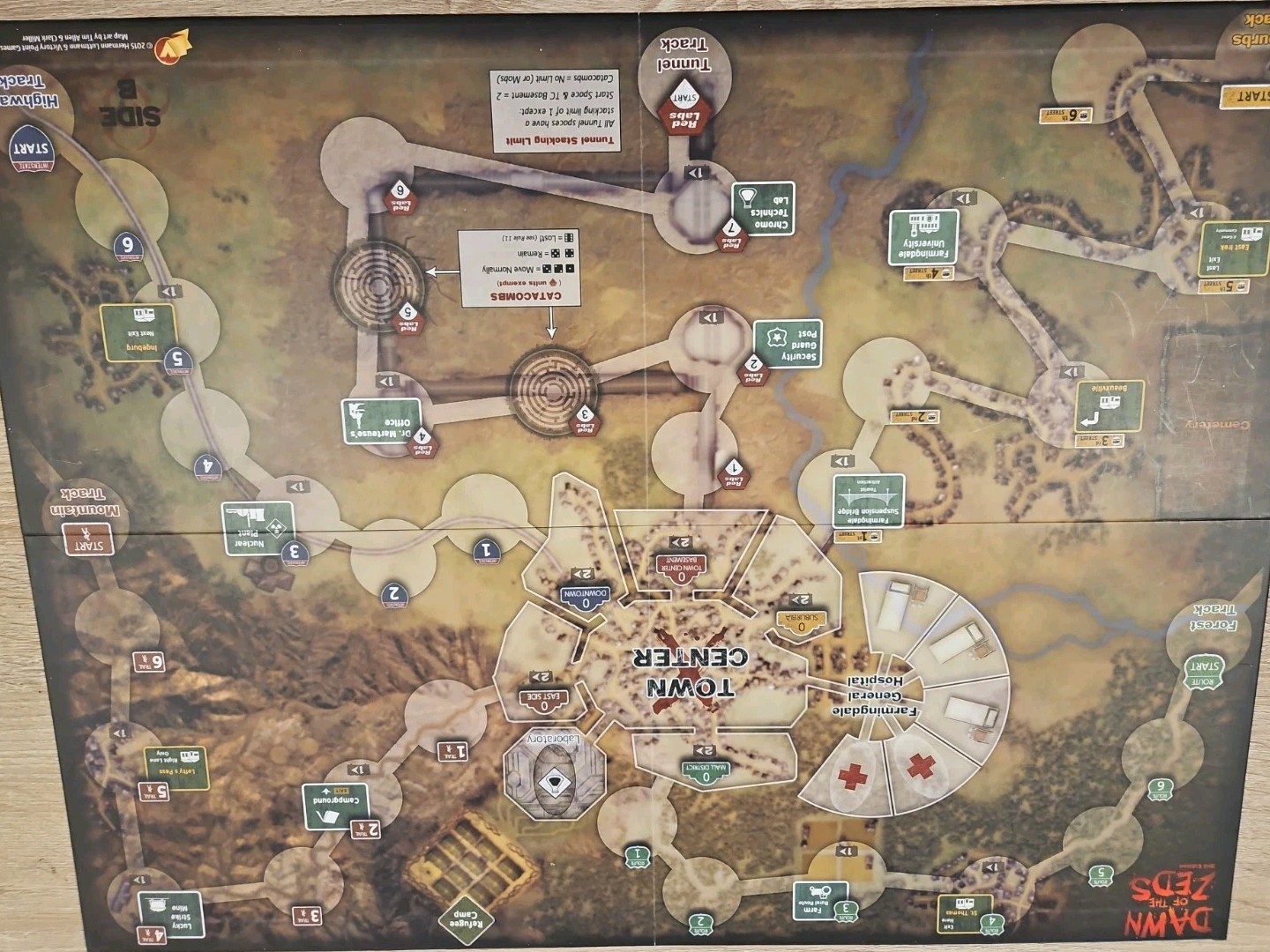 Dawn of the Zeds Board Game 3rd Edition 100% Complete Zombie
