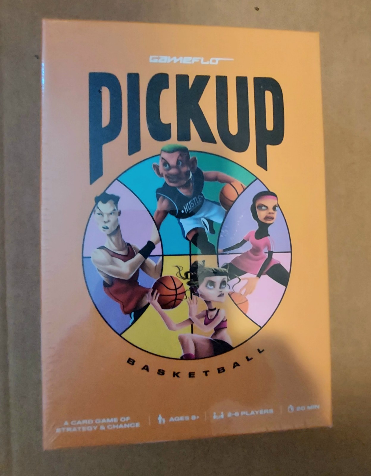 Gameflo Pickup Basketball Card Game of strategy & change Party Ed. New & Sealed