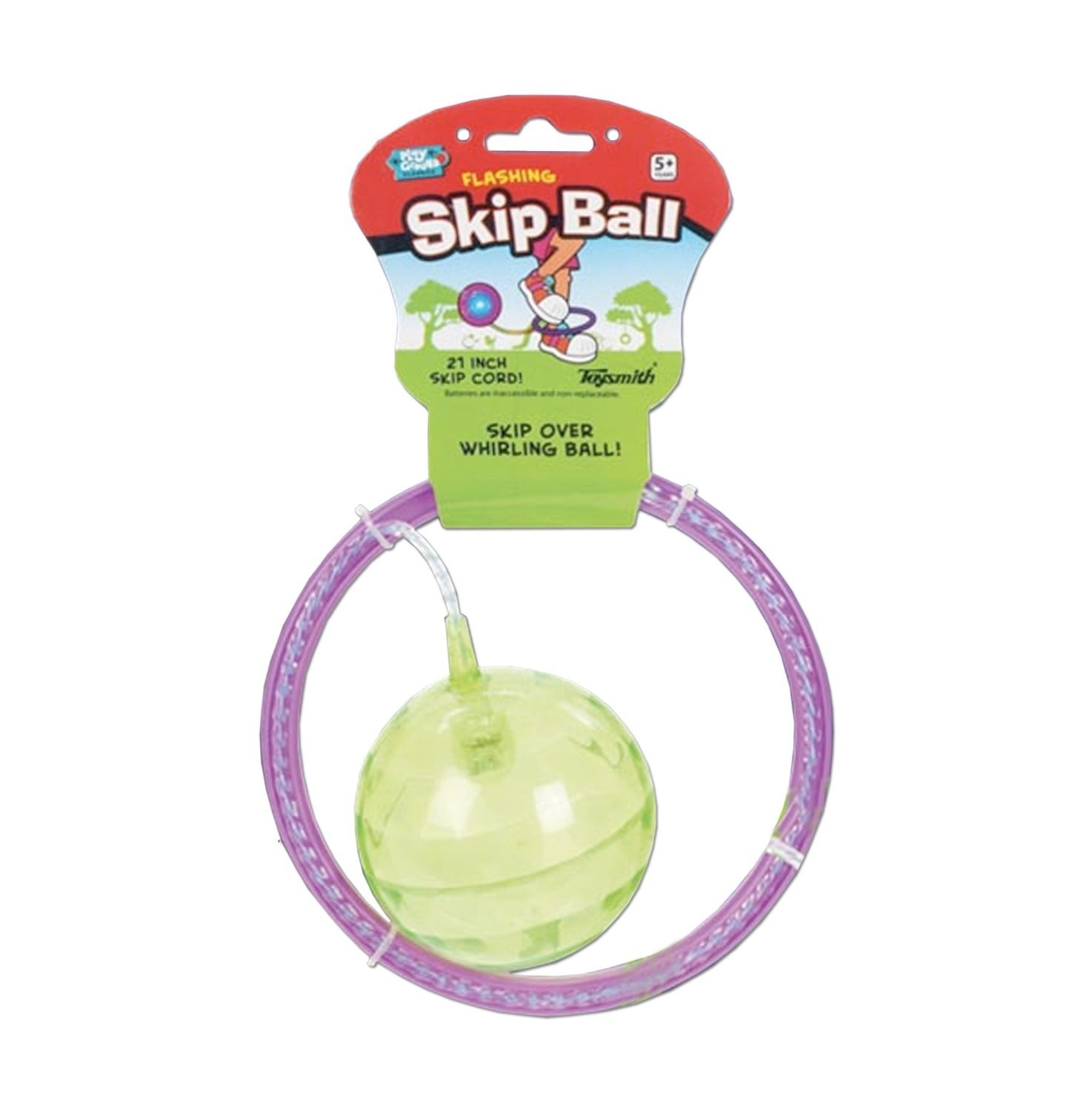 Toysmith 21 inch Light Up Skip Ball (Colors May Vary) Multi-Colored