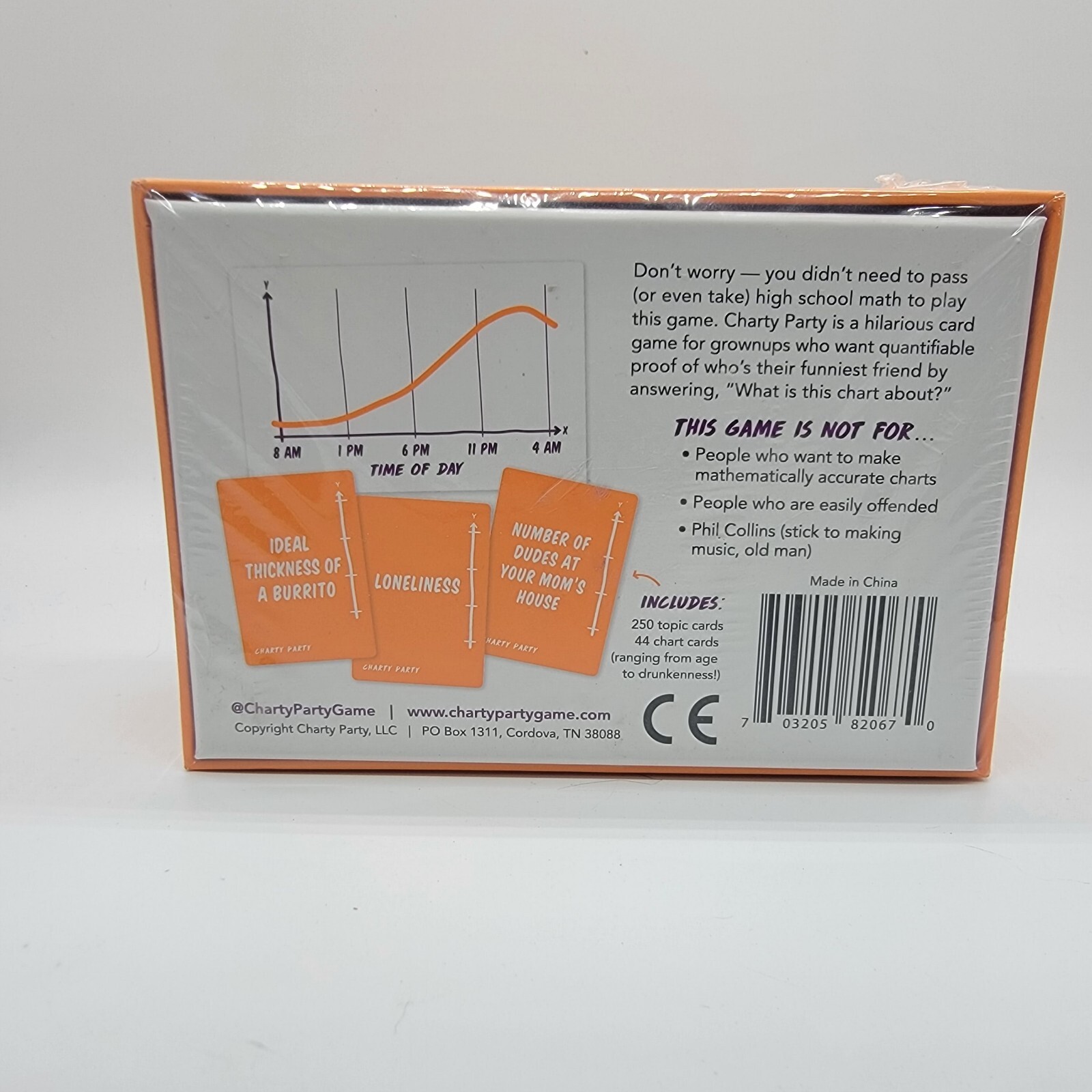 Charty Party – The Game of Absurdly Funny Charts – Adult Card Game – Brand New