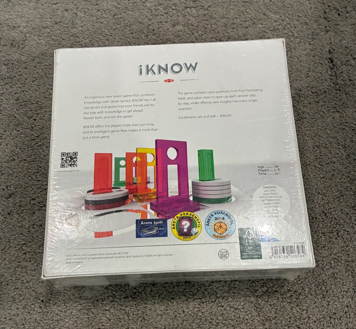 I Know – Board Game by Tactic – Mystery & Trivia Game – Factory Sealed