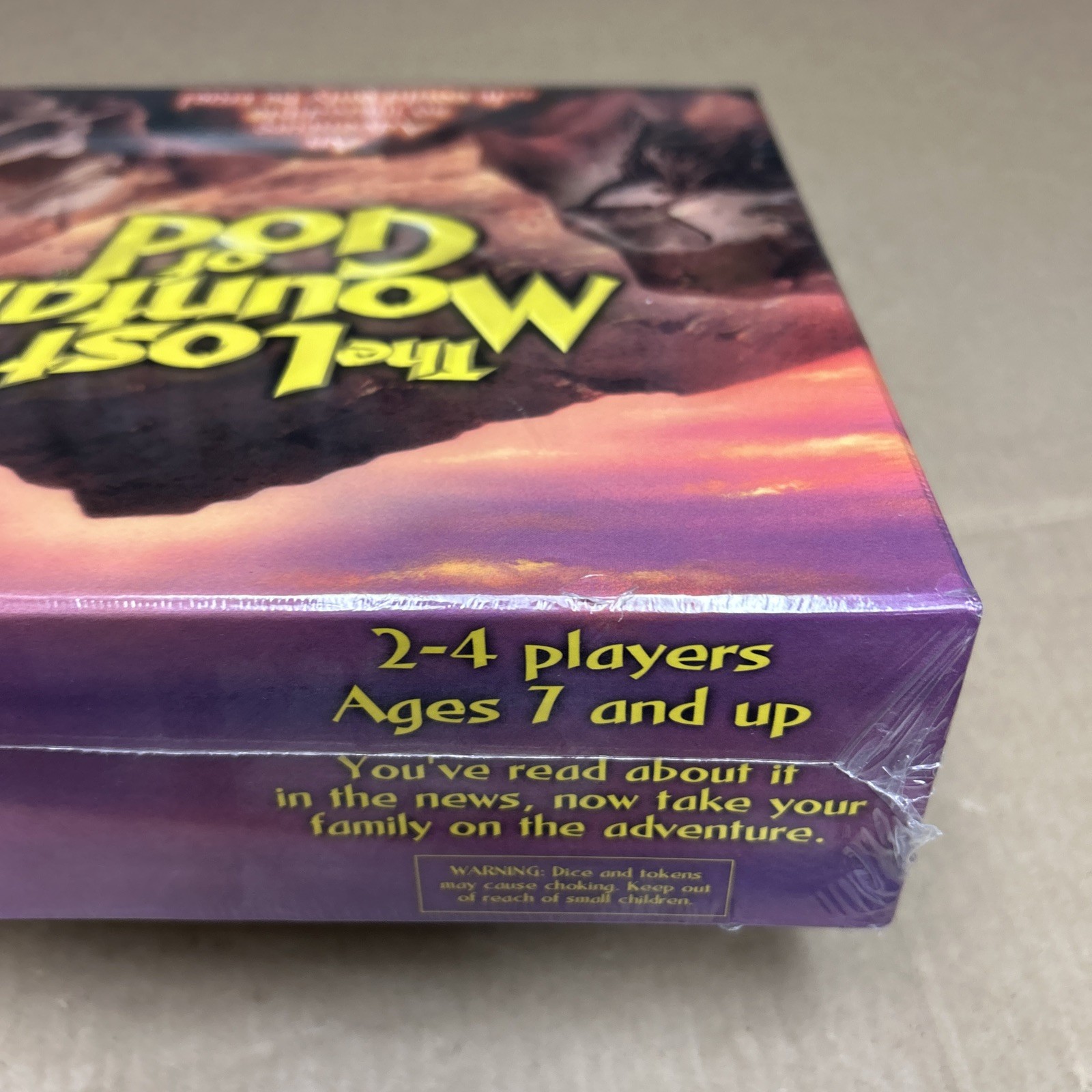 Tommy Nelson The Lost Mountain of God Biblical Adventure Board Game New W/Tears