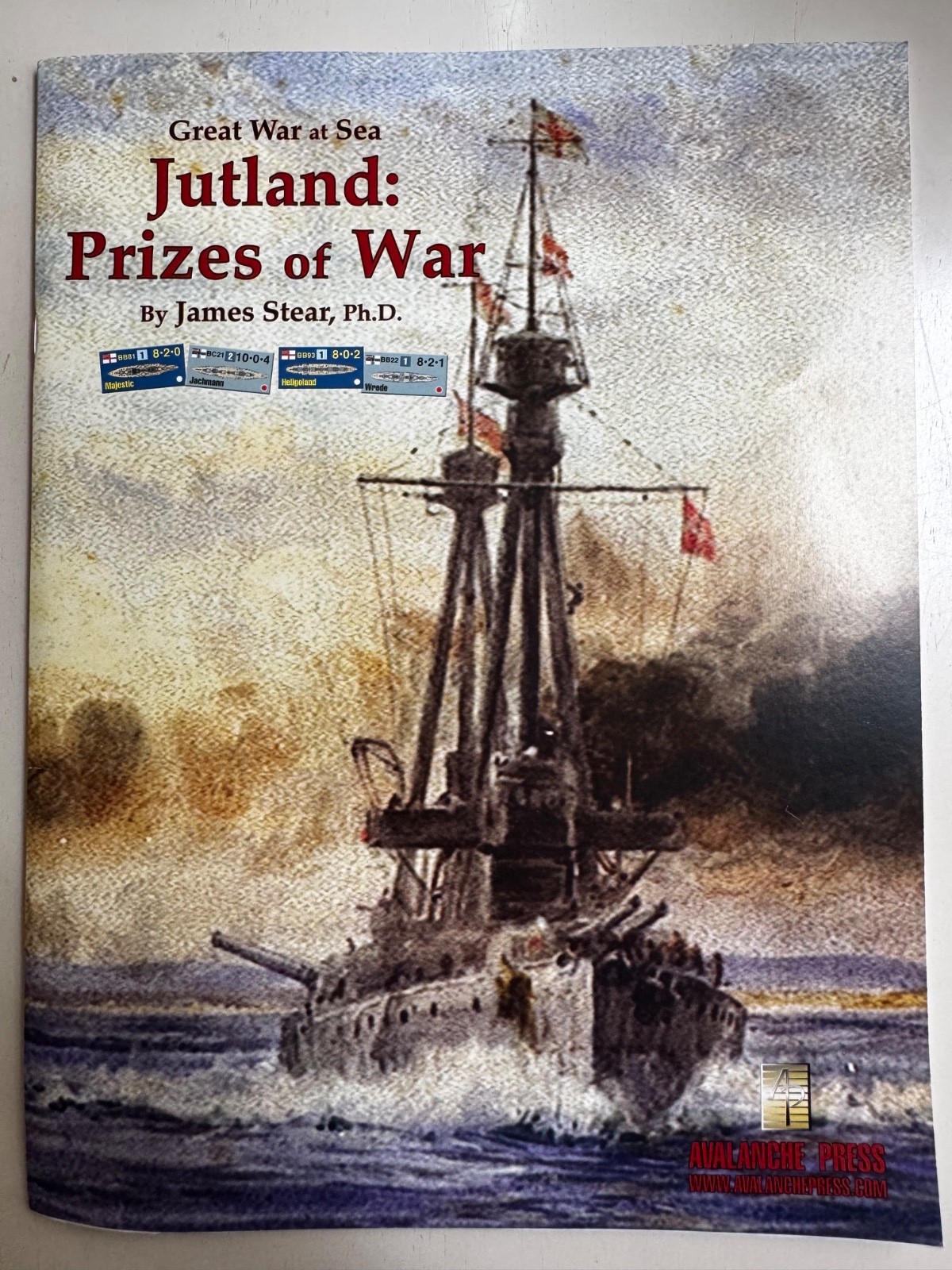 Avalanche Press Supplement Jutland Prizes of War Great War at Sea Book complete.