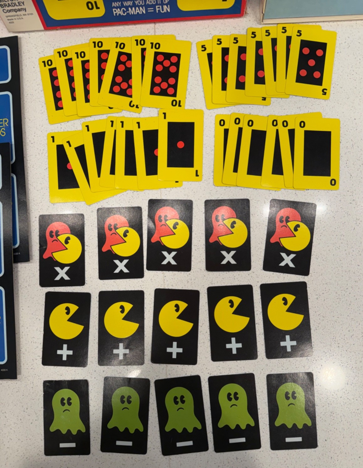 Vintage 1982 Pac-Man Card & Board Game Milton Bradley Arcade Classic COMPLETE!