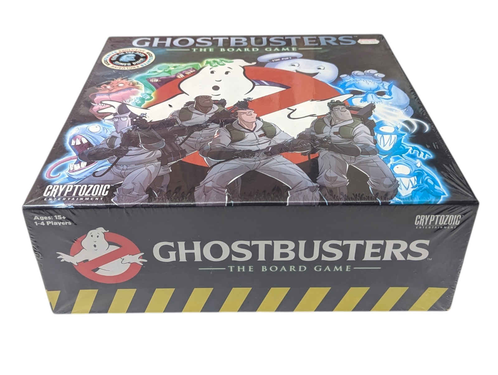Ghostbusters Board Game Kickstarter Glow in the Dark Slimer 2015 Cryptozoic READ
