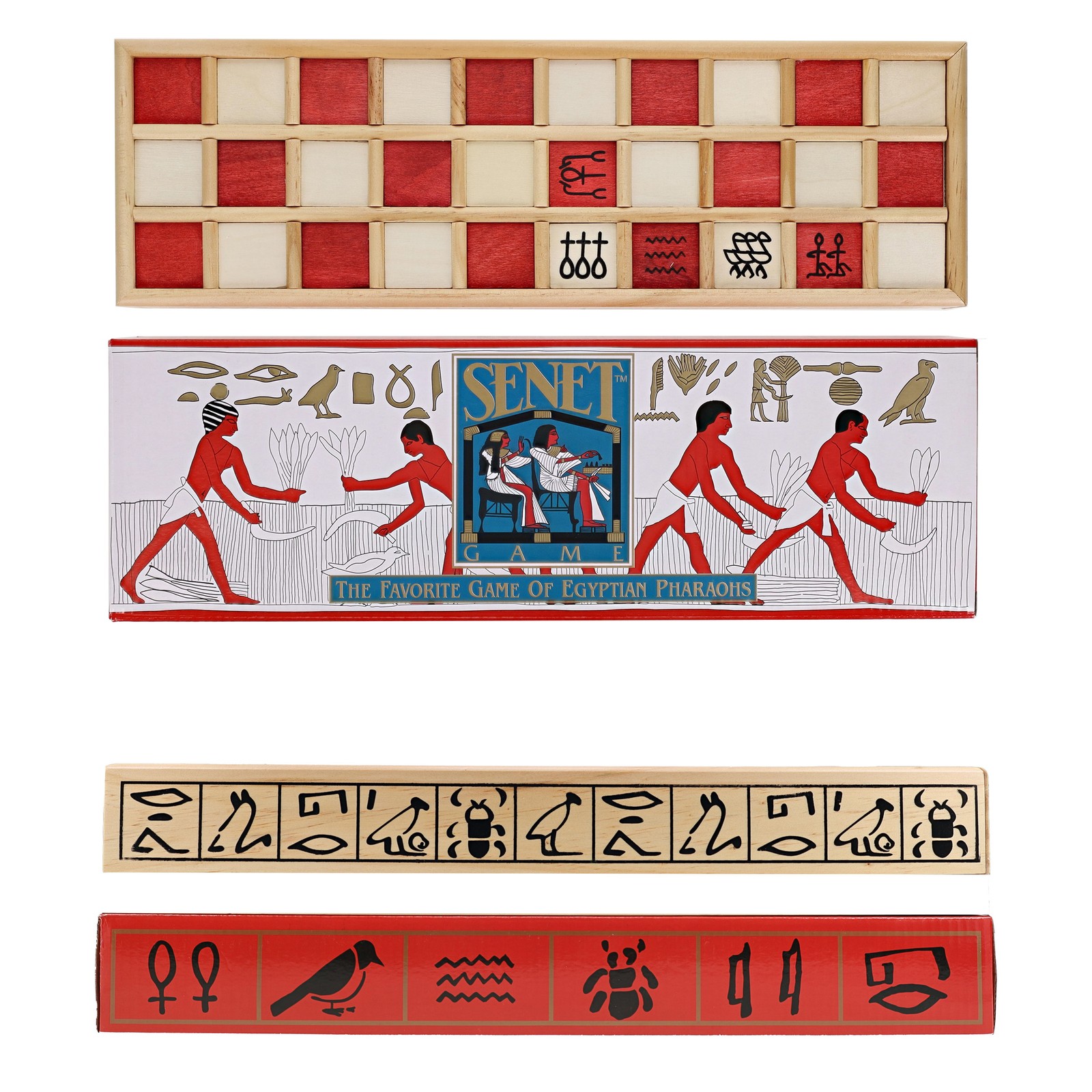 WE Games Wood Senet Game – An Ancient Egyptian Board Game
