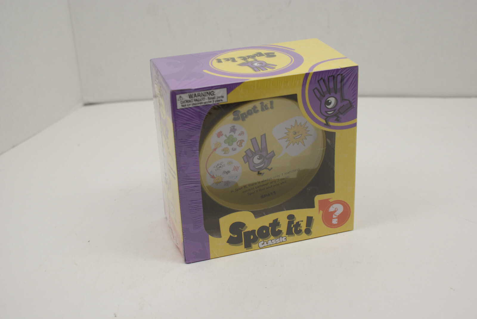 Spot It! Classic Card Game Five Games in One Ages 6 Years and Up 2 to 8 Players