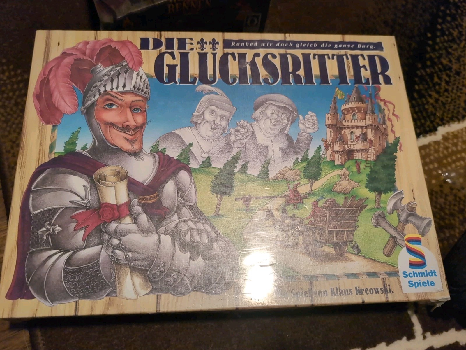 Schmidt Spiele – Die Glucksritter German Board Game NEW 1998, Klaus Kreowski