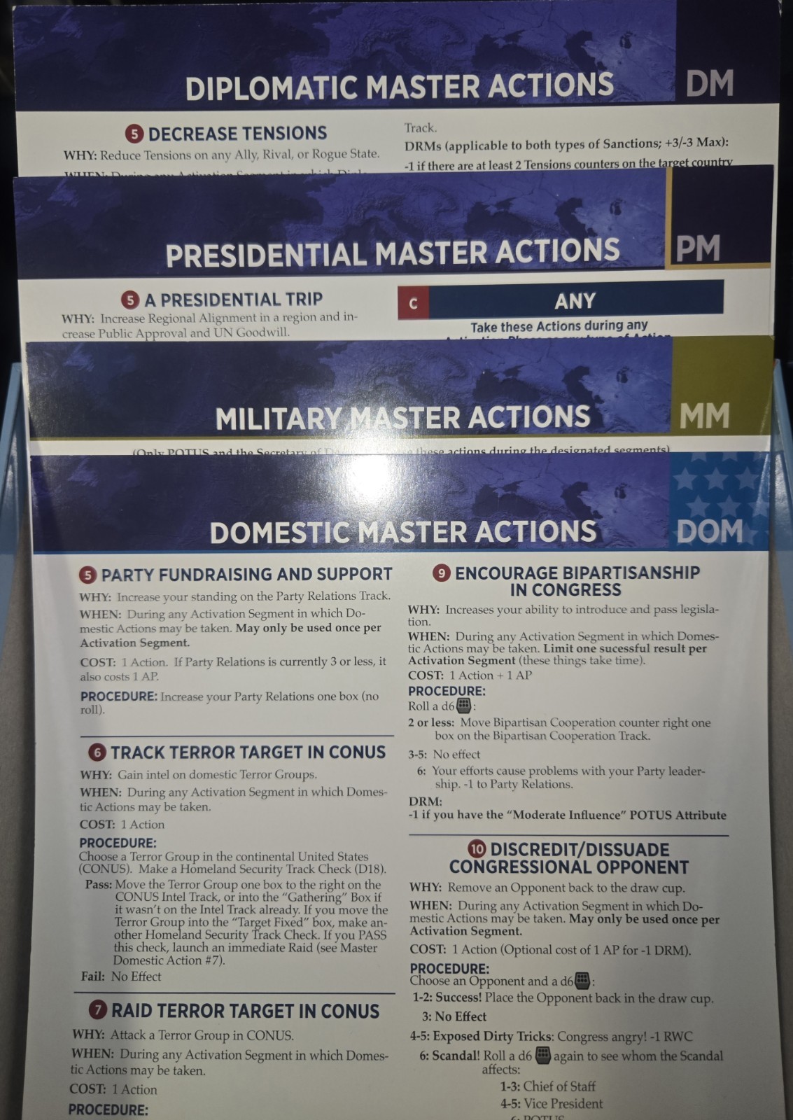 GMT Games Mr. President – The American Presidency 2001-2020 Pre-owned & Complete