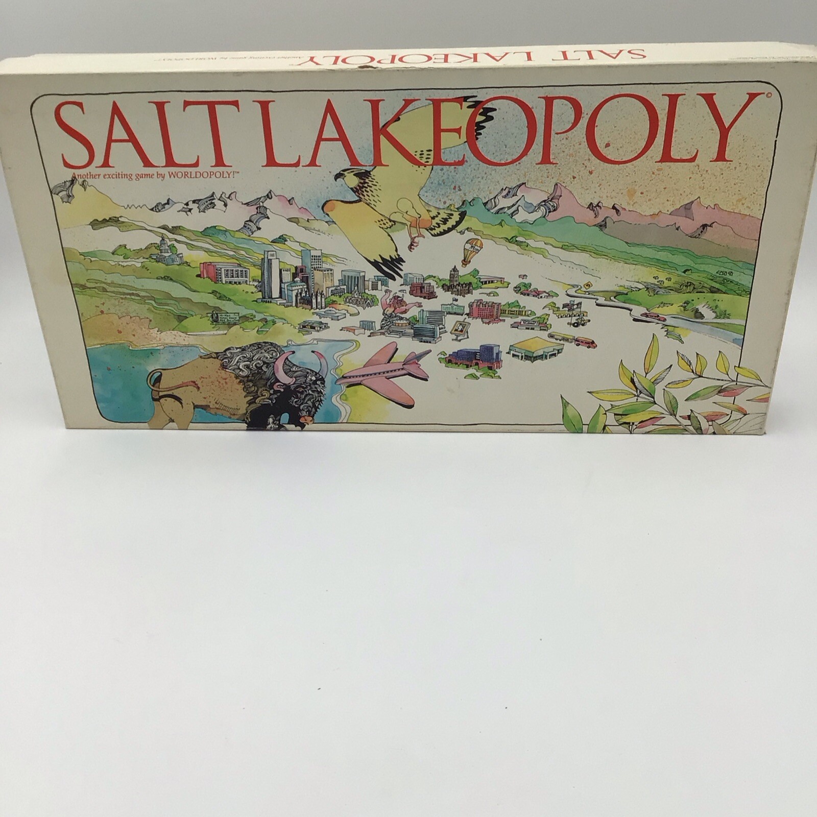 Salt Lakeopoly Monopoly-Style Board Game- 100% Complete