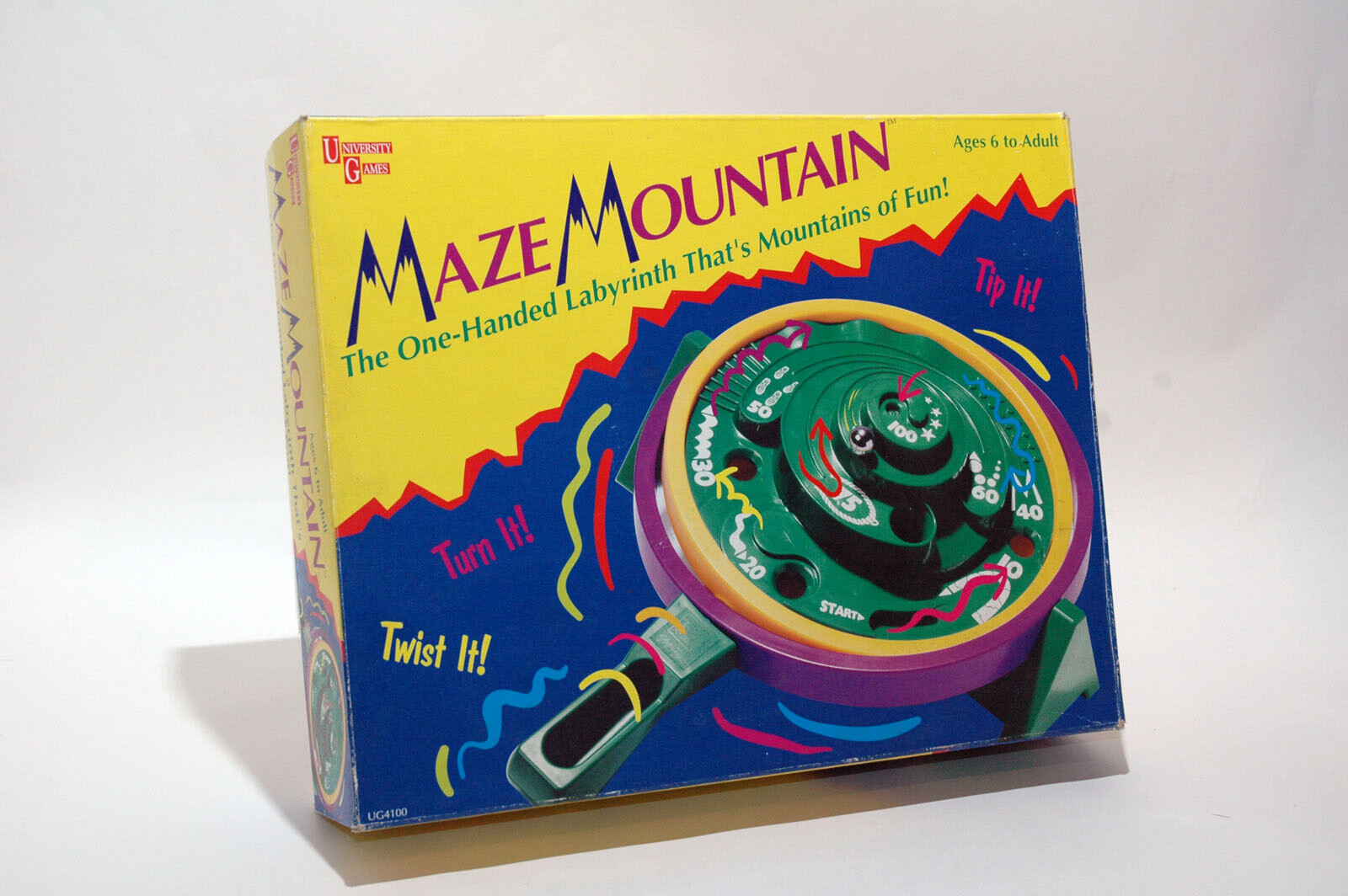 Maze Mountain One Handed – Labyrinth Game University Games 1995
