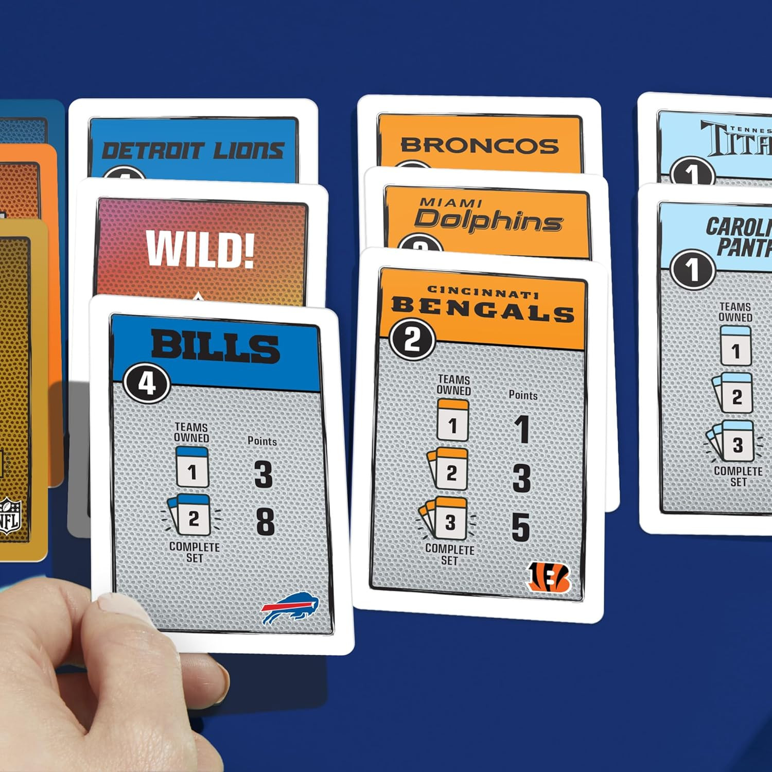 Deal NFL Edition Game | Officially Licensed NFL Card Game for Families and Kids