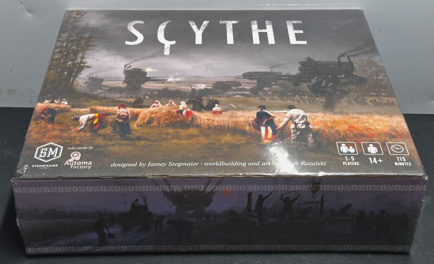 Stonemaier Games SCYTHE Board Game STM600 1-5 Players 115 Minutes – NEW Sealed