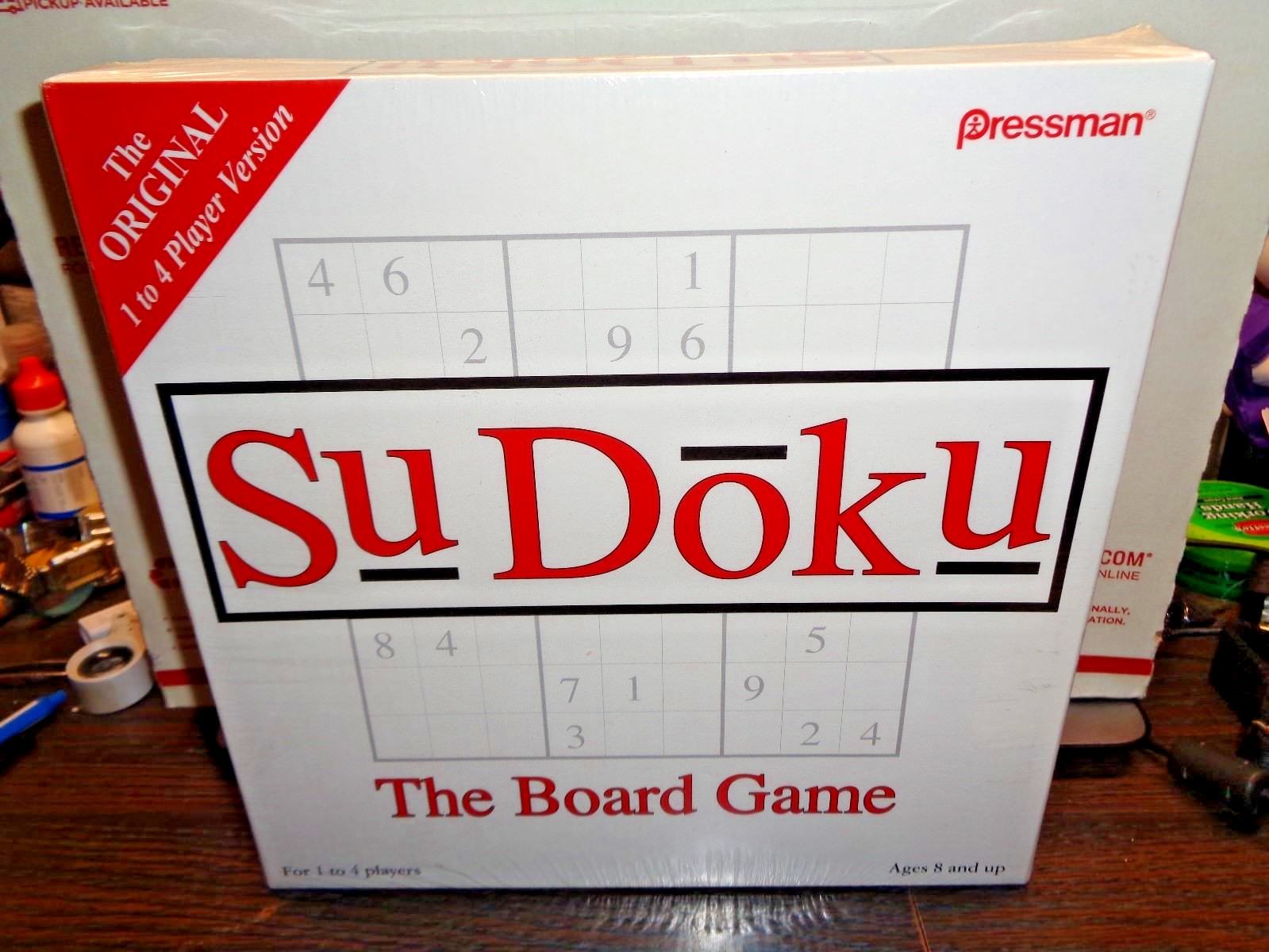 PRESSMAN – SUDOKU 2005 BOARD GAME – 1 TO 4 PLAYERS – NEW SEALED