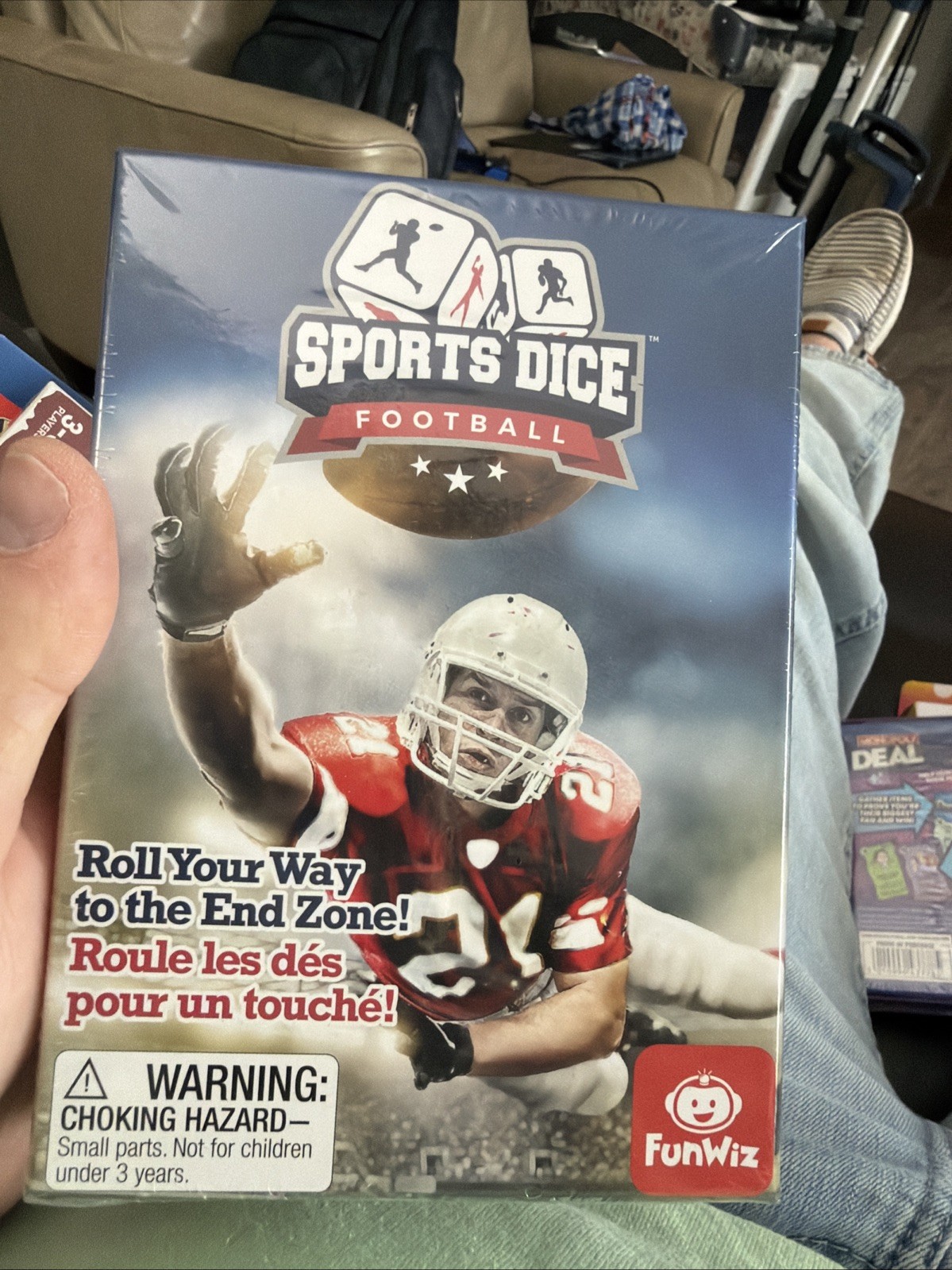 New – FoxMind Games Sports Dice Football – Ages 7+ | 2+ players Sealed