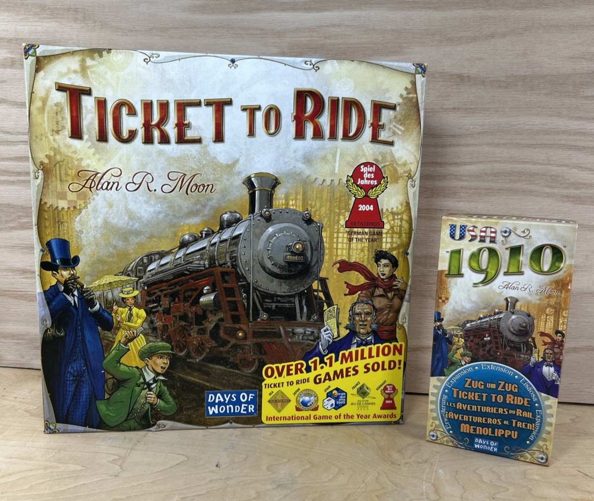 Days of Wonder Ticket To Ride by Alan R. Moon Train Adventure Board Game Plus