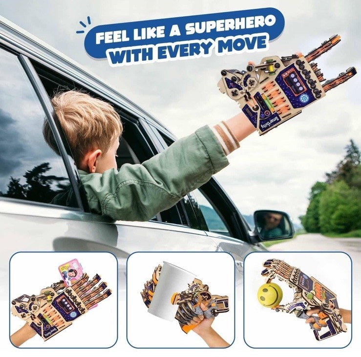 Smartivity DIY Robotic Mechanical Hand STEM Toy for Kids 8-14 Years