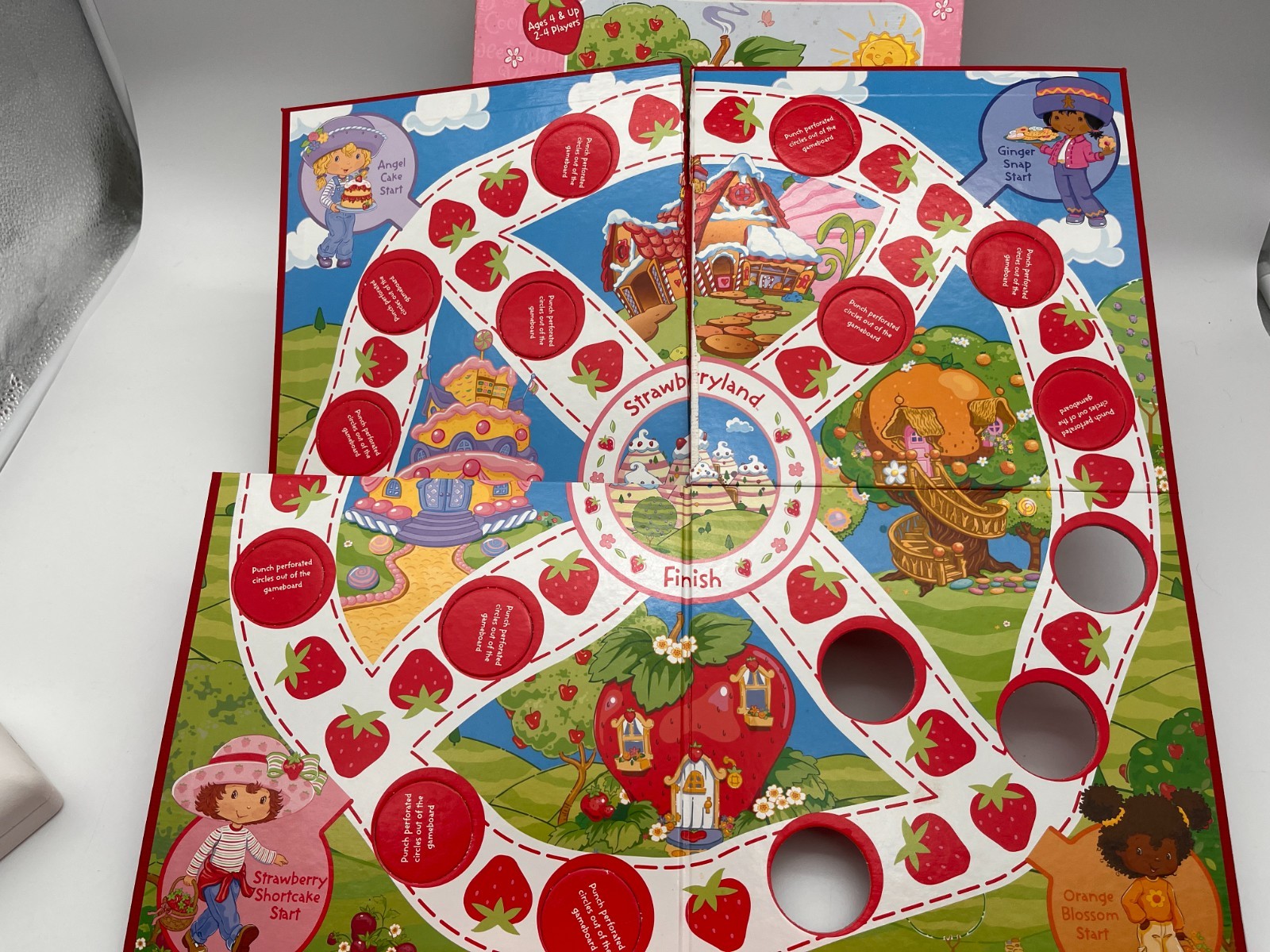 Strawberryland Berry Sweet Game of Hide & Seek Game- Missing 1 token and Manuel