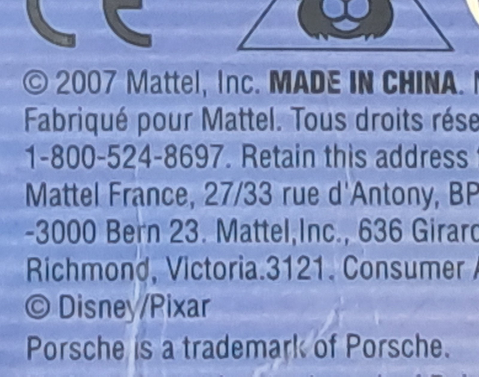 Cars Matching Game M3910 Age 3+ 1-4 Players Mattel Disney Pixar 2007 *Read*