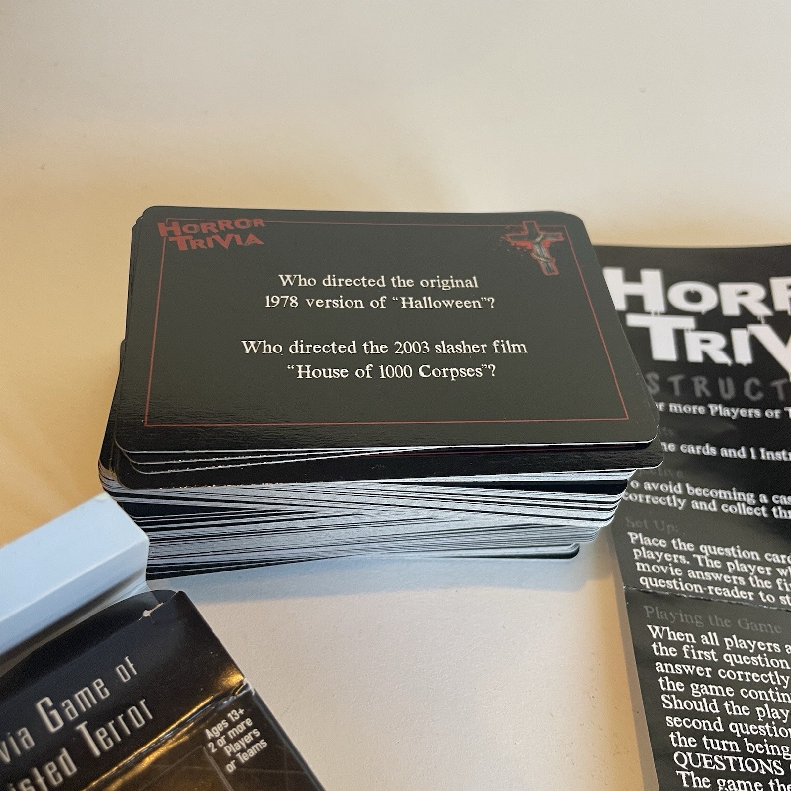 Horror Trivia Game by Endless Games Complete