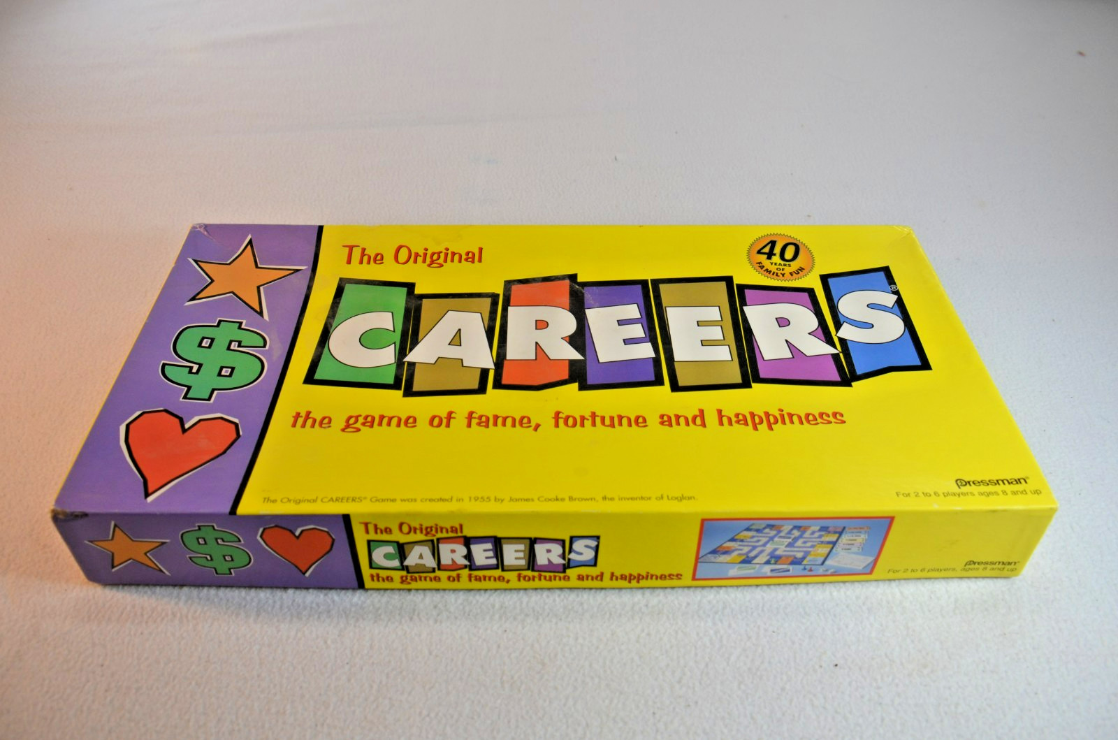 The Original Careers Boar Game 1997 Ages 8- up Complete