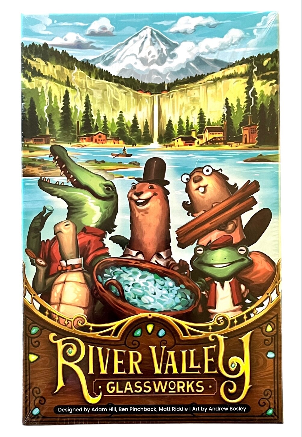 RIVER VALLEY GLASSWORKS Board Game ~ 2024 ~ BRAND NEW SEALED
