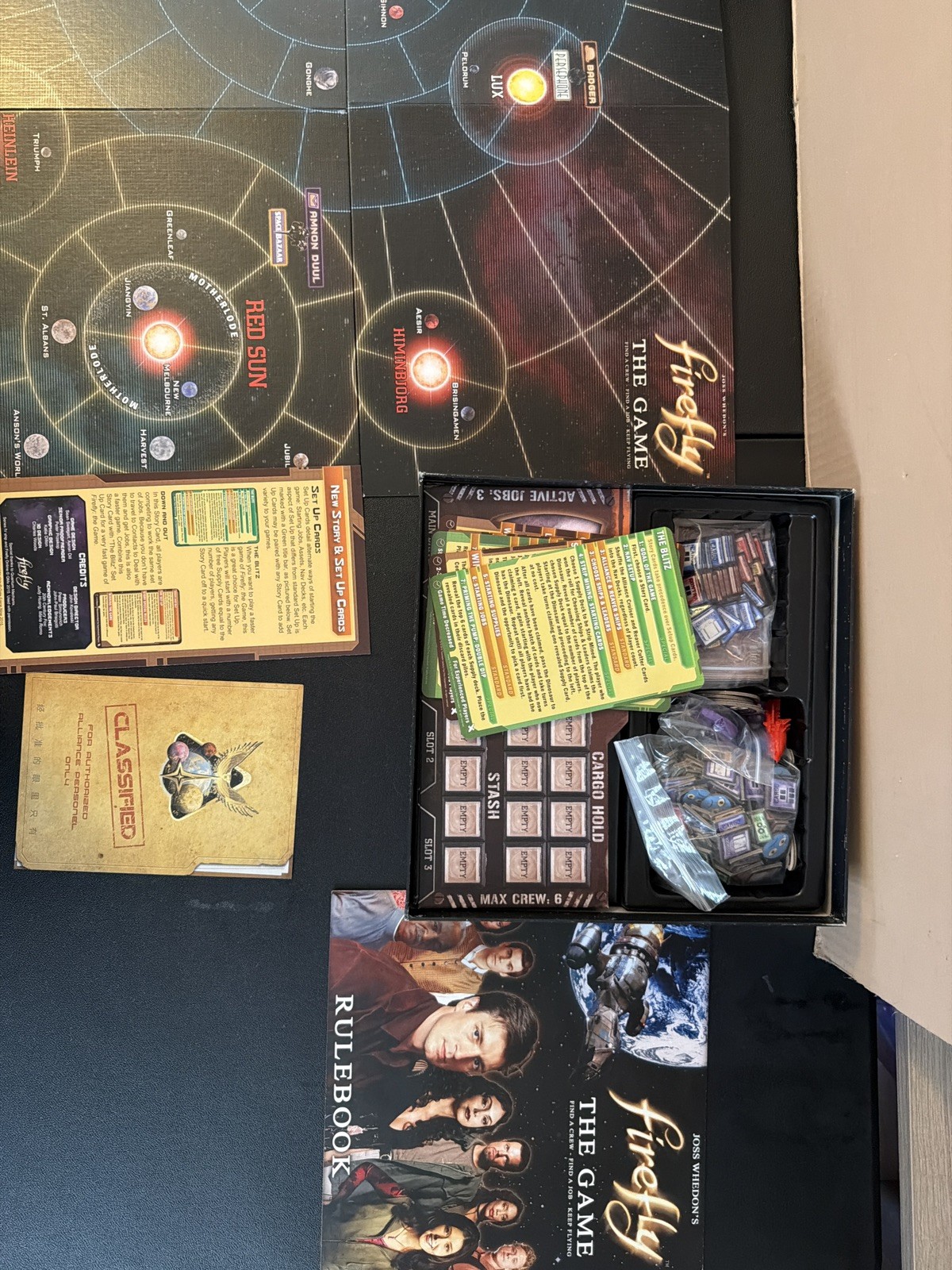 Firefly The Game Fantasy Board Game Joss Whedon 2013 Gale Force Nine COMPLETE