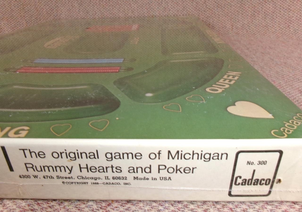 Vintage 1968 Cadaco TRIPOLEY No. 300 Special Edition Game Michigan Rummy Sealed