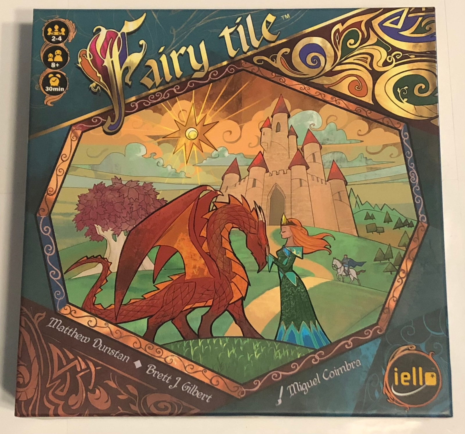 Fairy Tile Tale Board Game Storytelling Family Iello 8+ COMPLETE Looks NEW