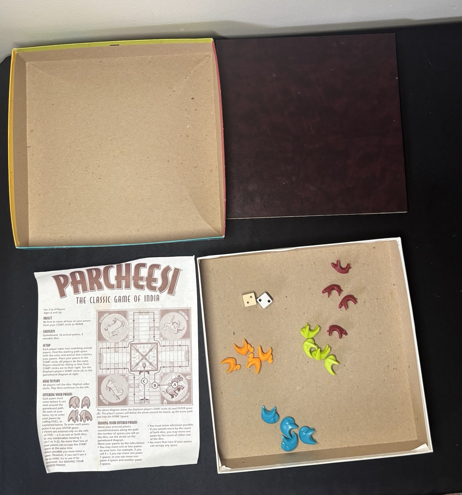Parcheesi Board Game 2001 – The Classic Game of India