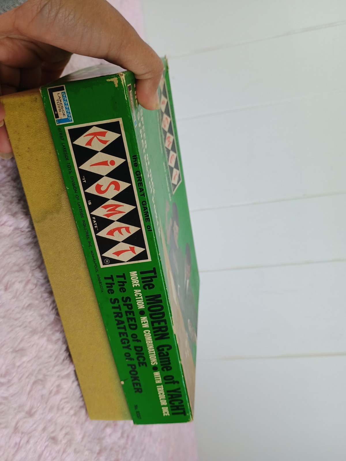 1967 KISMET VTG Dice Game Lakeside Toys Modern Game Of Yacht 8337 Extra score