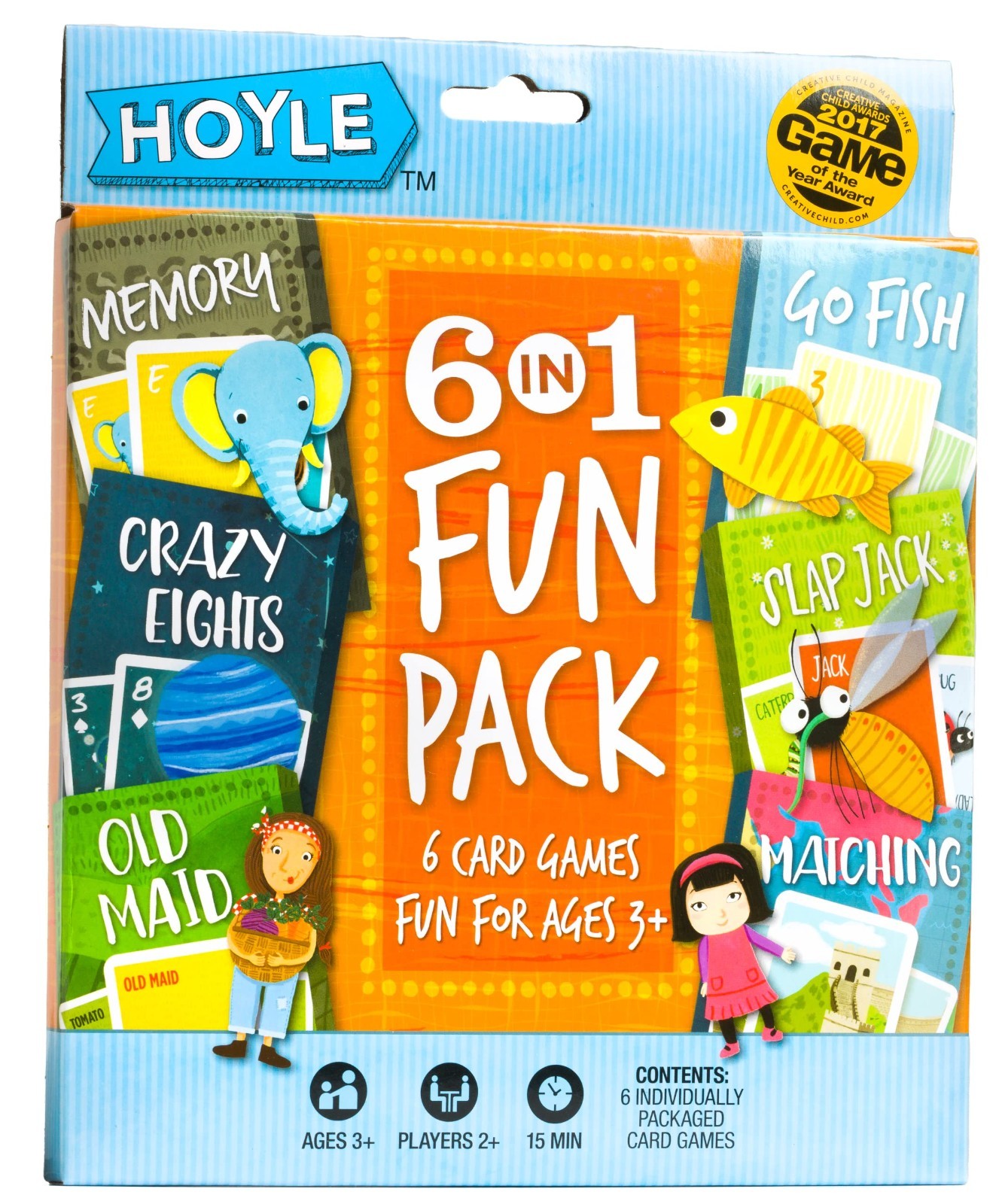 6-in-1 Kids Card Game Set – Fun Family Games, Educational & Interactive Play