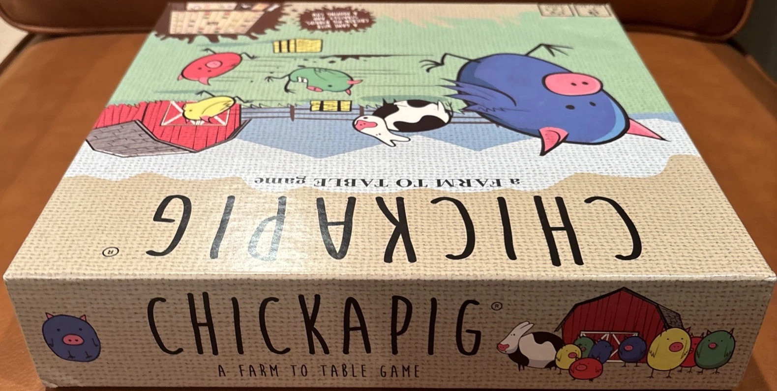 Chickapig a Farm to Table Game Board 2-4 Players Age 8+ Box Opened, Never Played