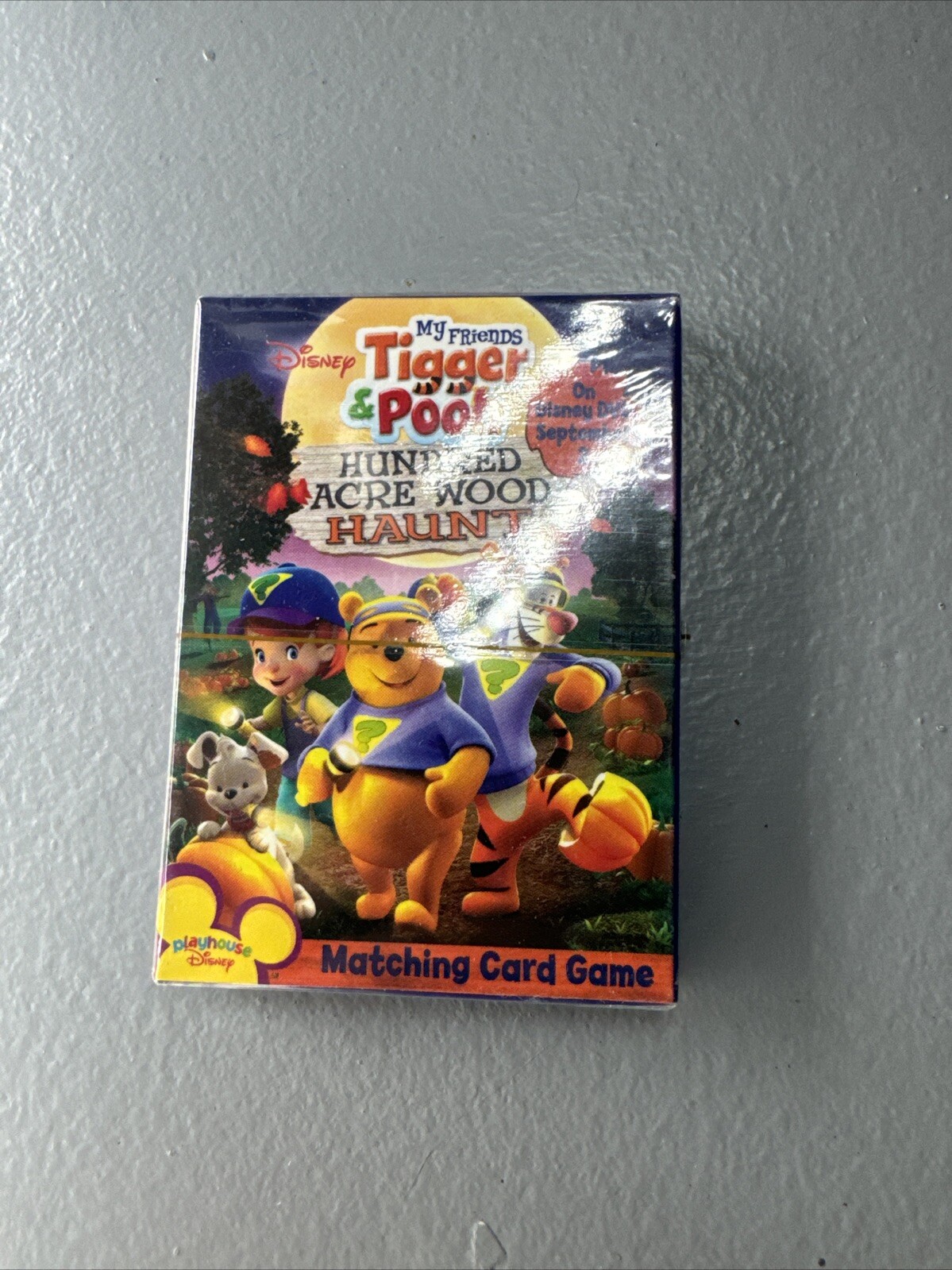 Toy Game Tiger and Pooh Matching Card Game SEALED