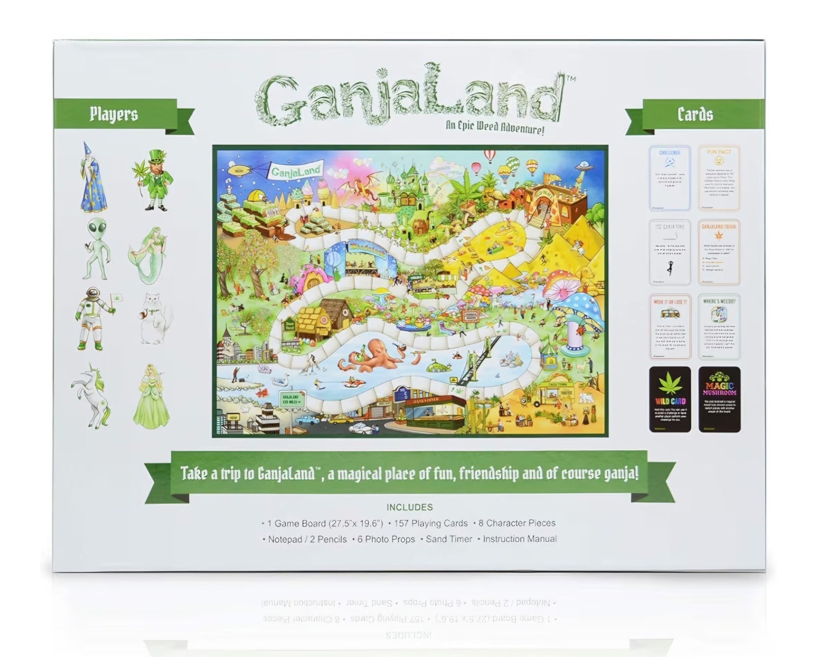 GanjaLand an Epic Weed Adventure Board Game – Brand NEW Factory SEALED