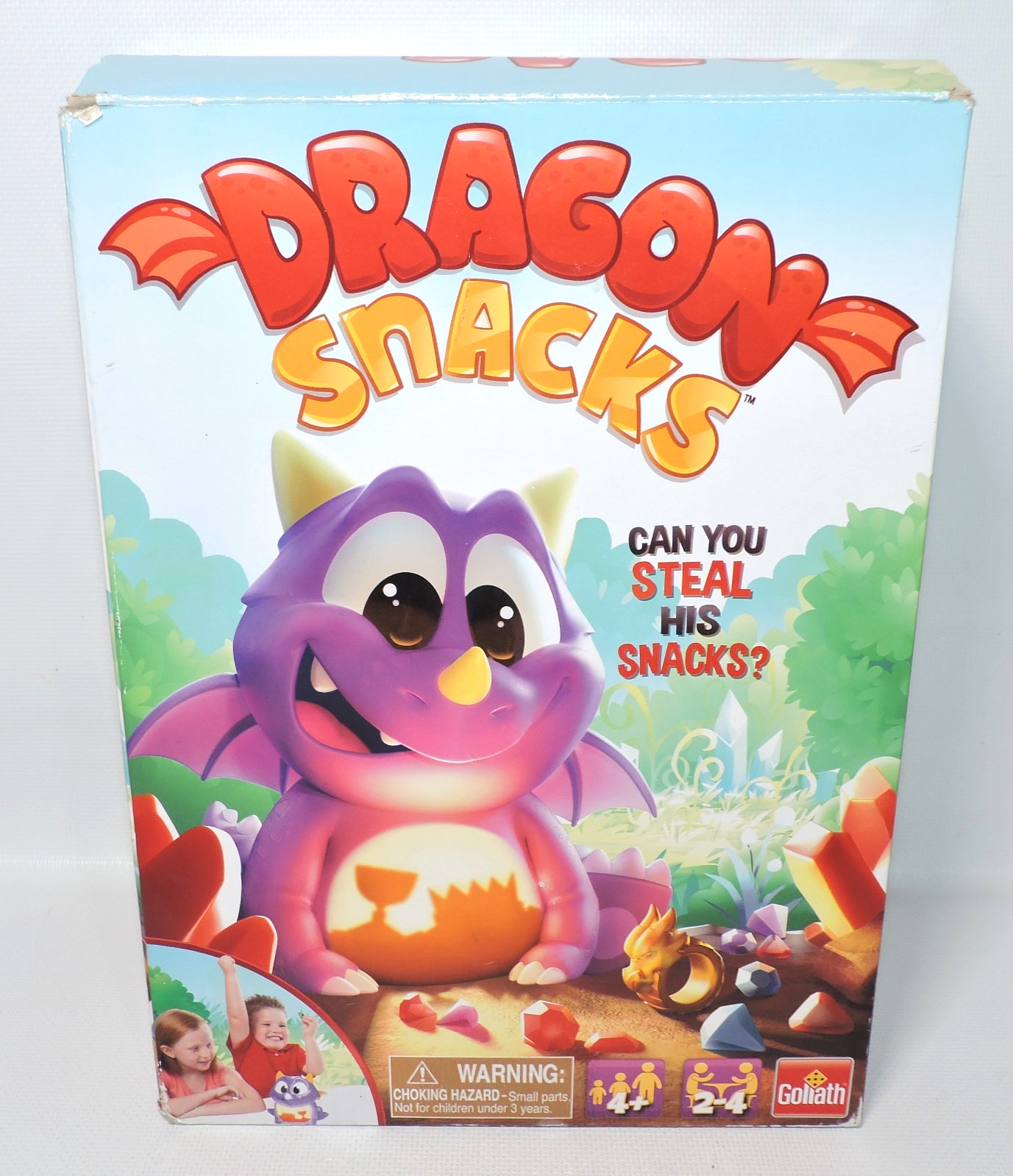 Dragon Snacks Game WORKS COMPLETE w/o Inst. Kids Children Treasure Crown in Box