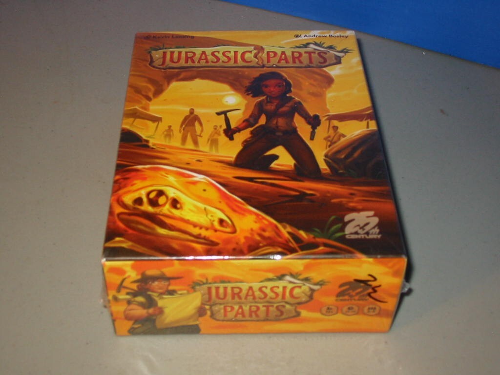 Jurassic Parts Board Game 25th Century Games 2-5 Players New Factory Sealed See