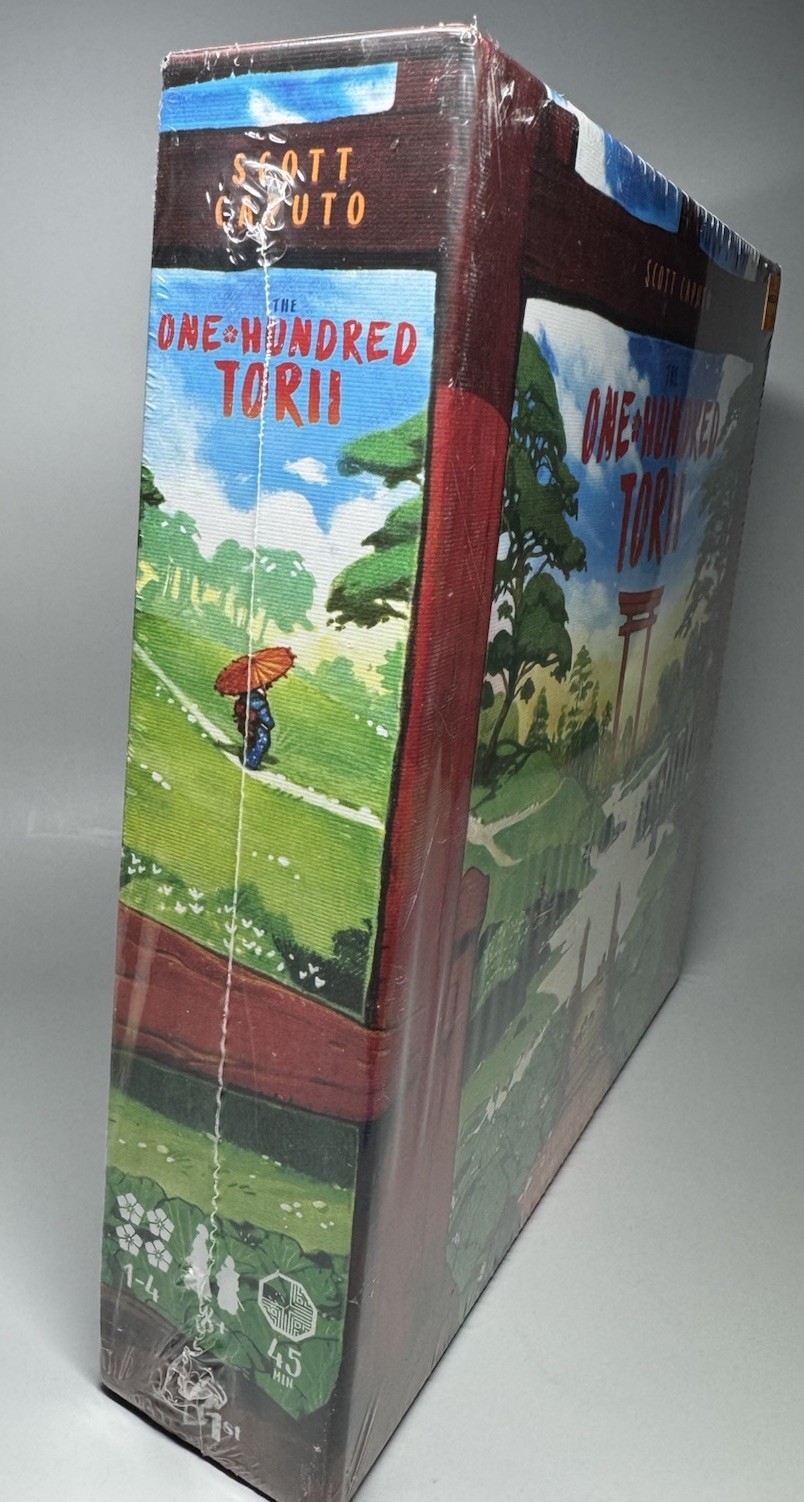 Pencil First Games- The One Hundred Torii Board Game Japanese Garden Tile-Laying