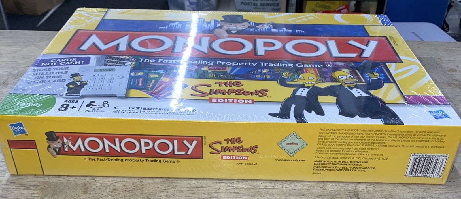 Monopoly The Simpsons Edition Board Game Electronic Cash 2009,