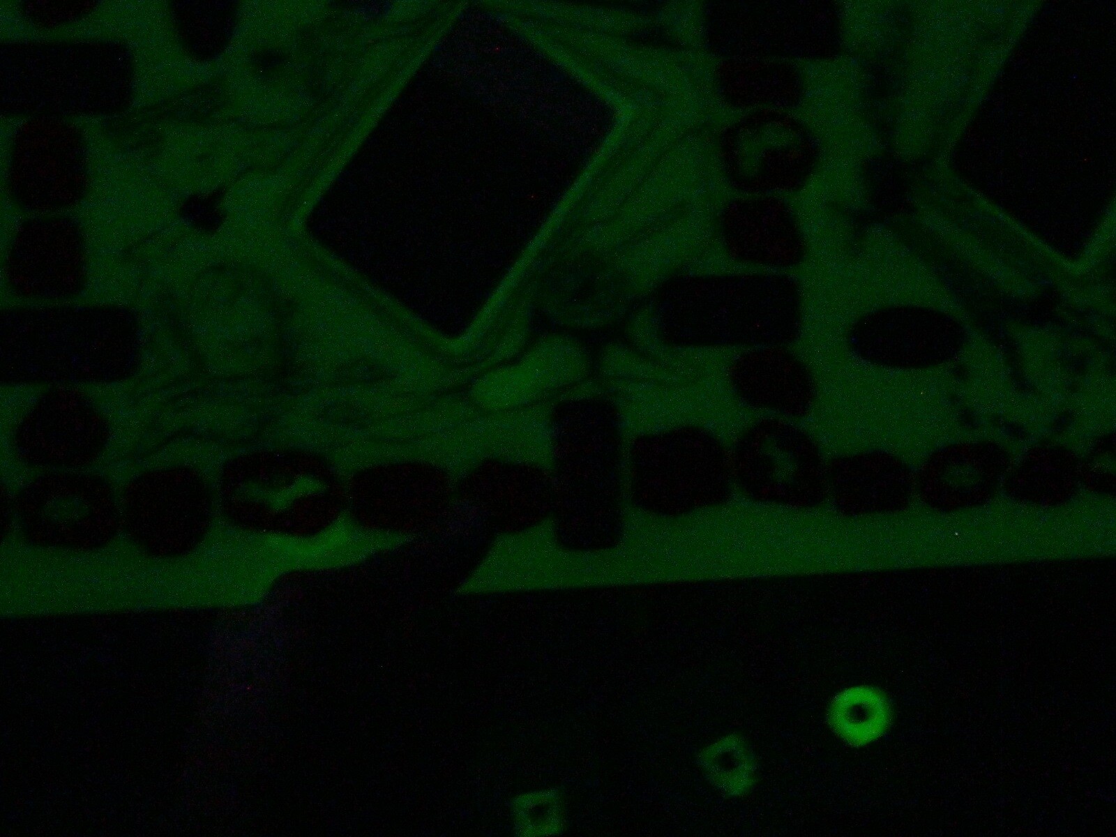 Sears TRANSOGRAM GREEN GHOST Spooky MYSTERY Glow-in-the-Dark Game VINTAGE